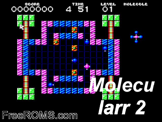 Molecularr 2 (UK) (1991) [a1] Amstrad CPC game showing 3D box cover and gameplay screenshot